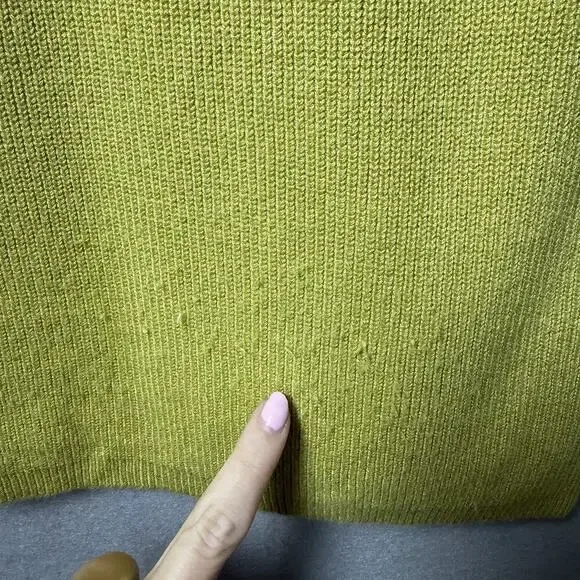 Contemporaine Green High Neck Sweater Tank Top Women’s Petite Size S - Picture 9 of 9